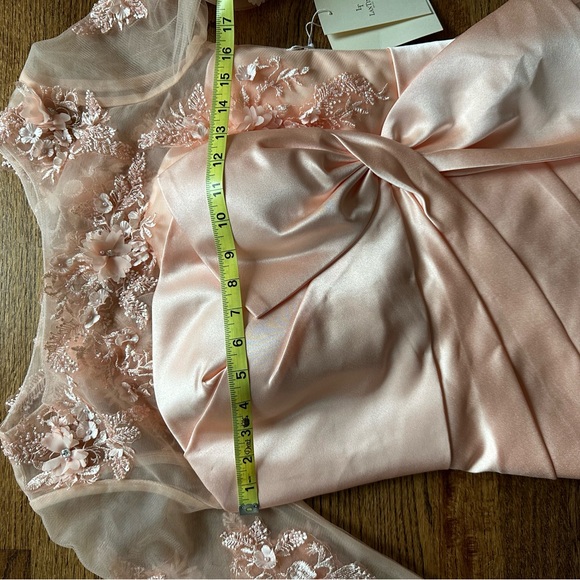 LT Lanting Bride  Dress With Flower Appliqué - Picture 11 of 15